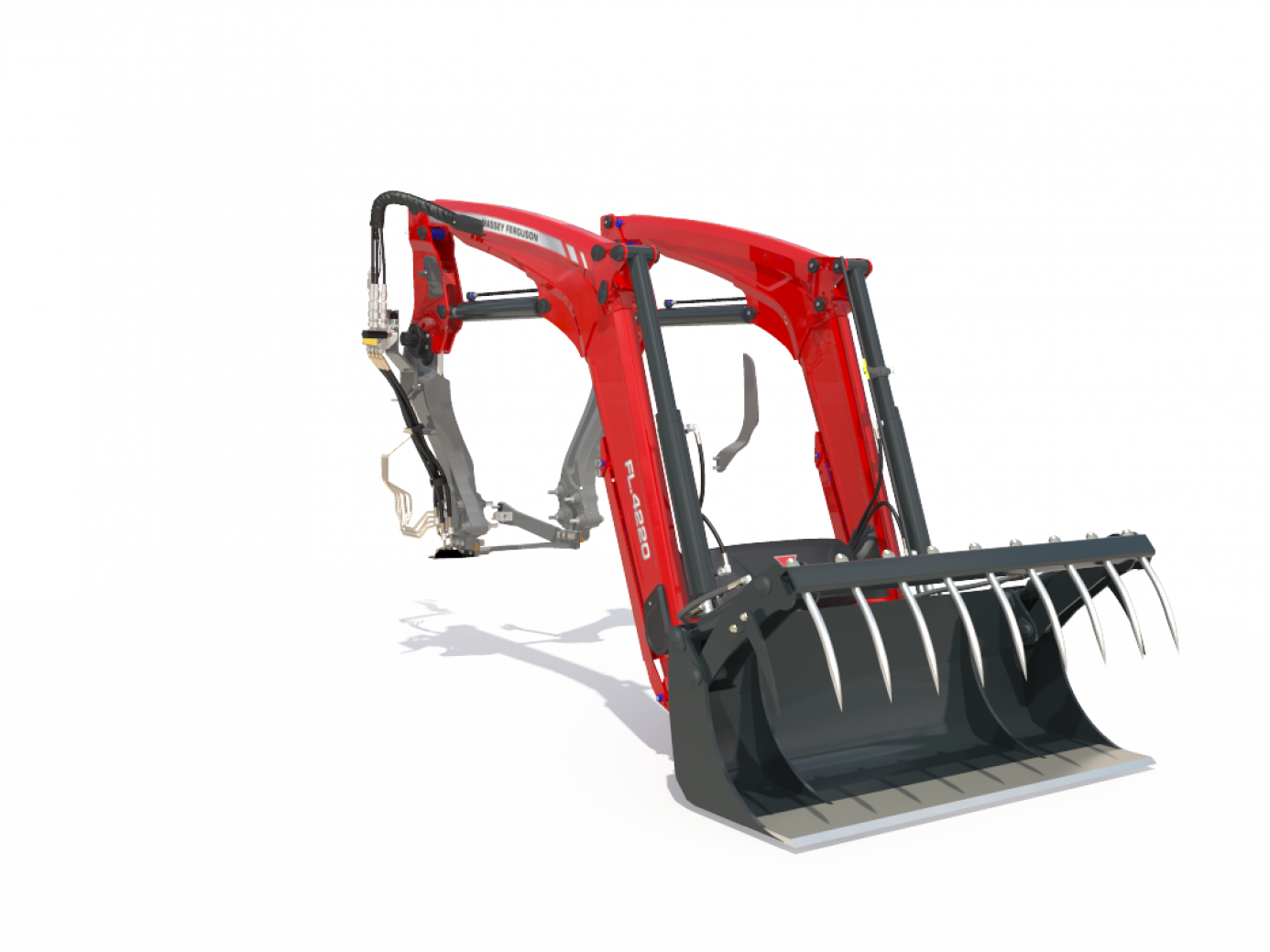 Chargeur Frontal Pour Tracteur Massey Ferguson 35
